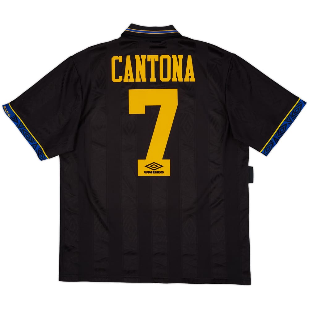 1993-95 Manchester United Away Shirt Cantona #7 - 8/10 - (L)