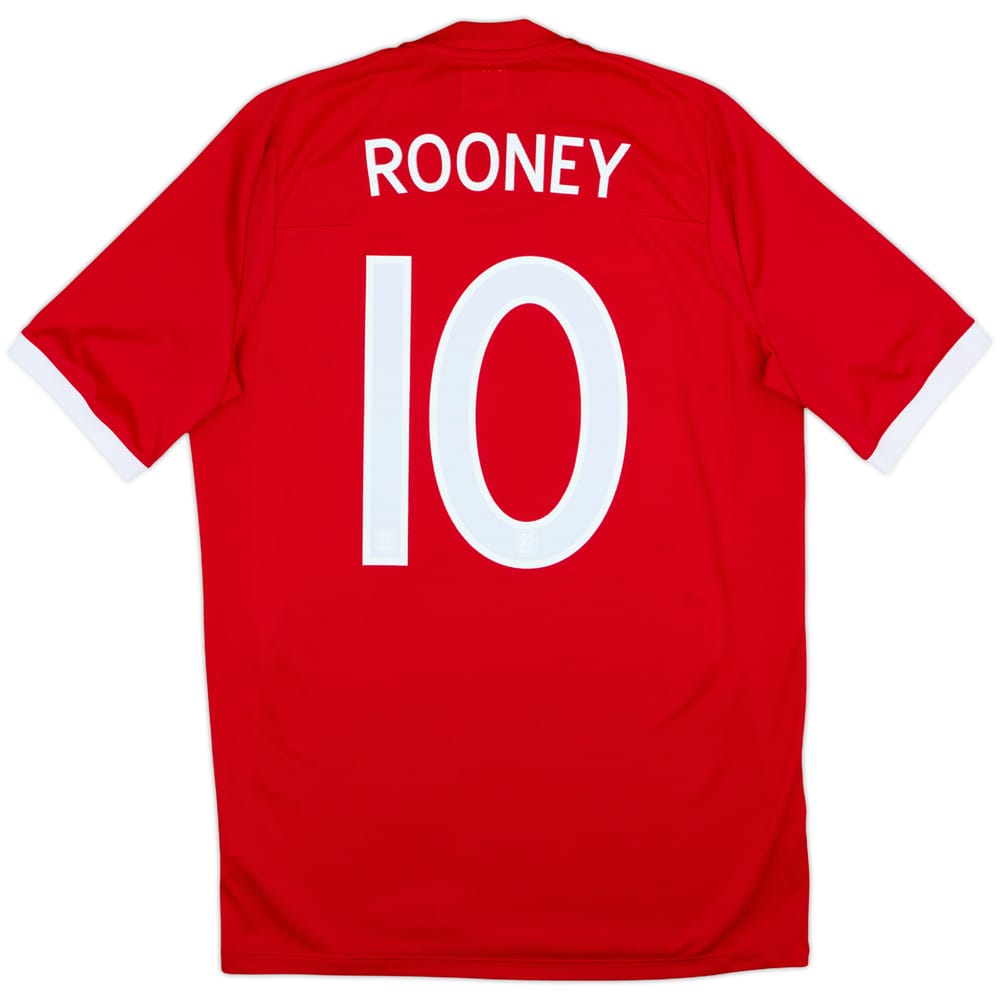 2010-11 England 'South Africa' Away Shirt Rooney #10 - 9/10 - (M)