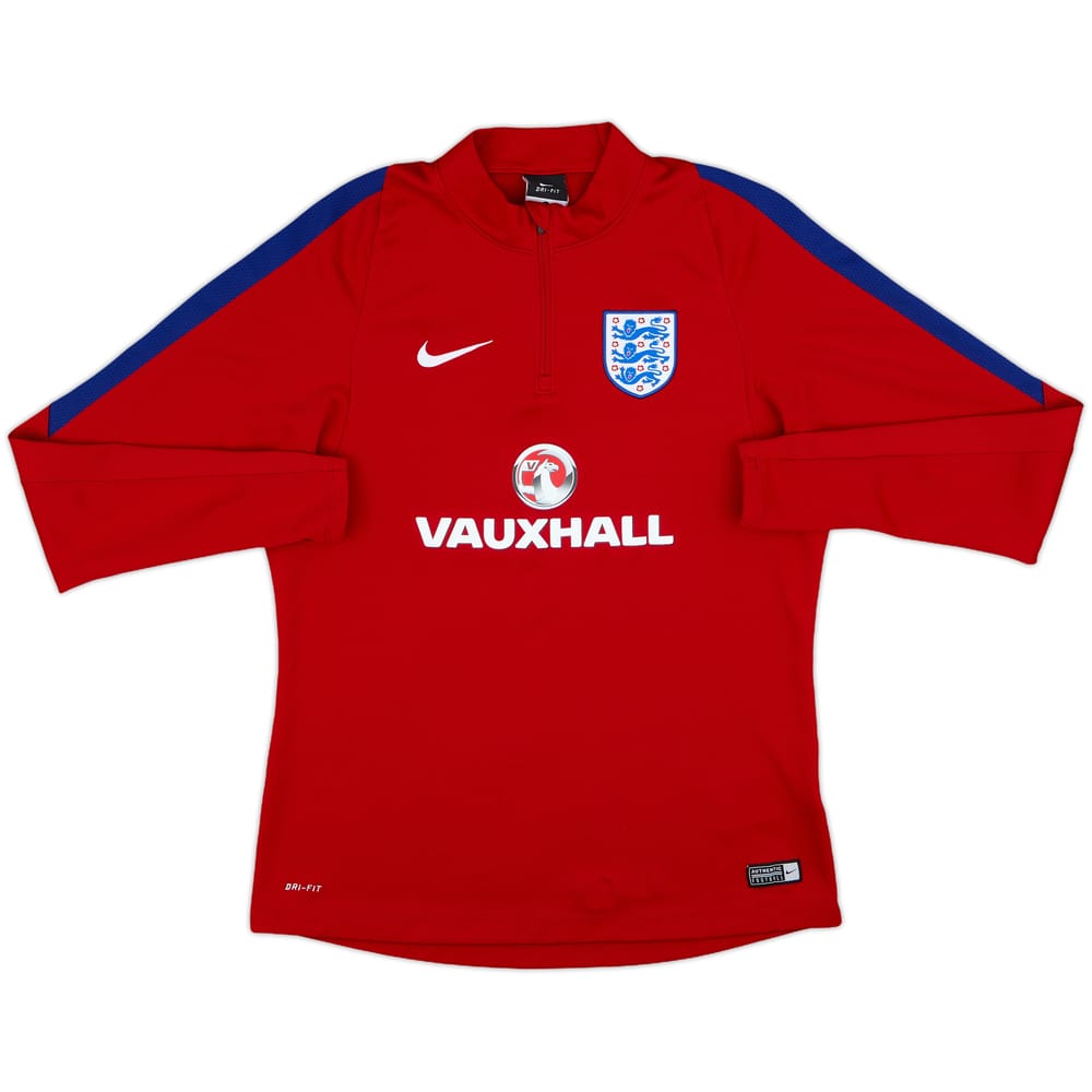 2016-17 England Nike 1/4 Zip Training Top - 8/10 - (Women's M)