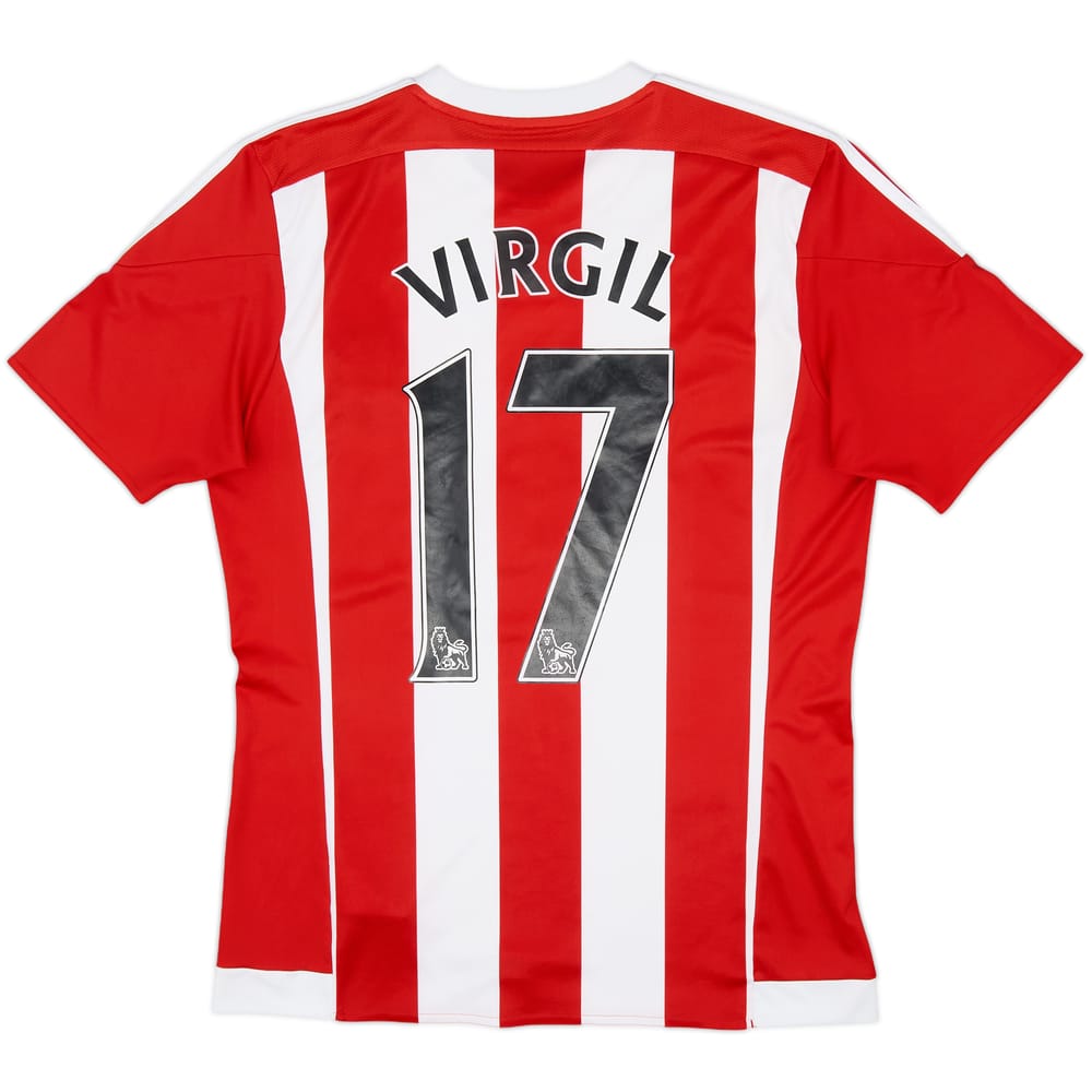 2015-16 Southampton Home Shirt Virgil #17 - 7/10 - (M)