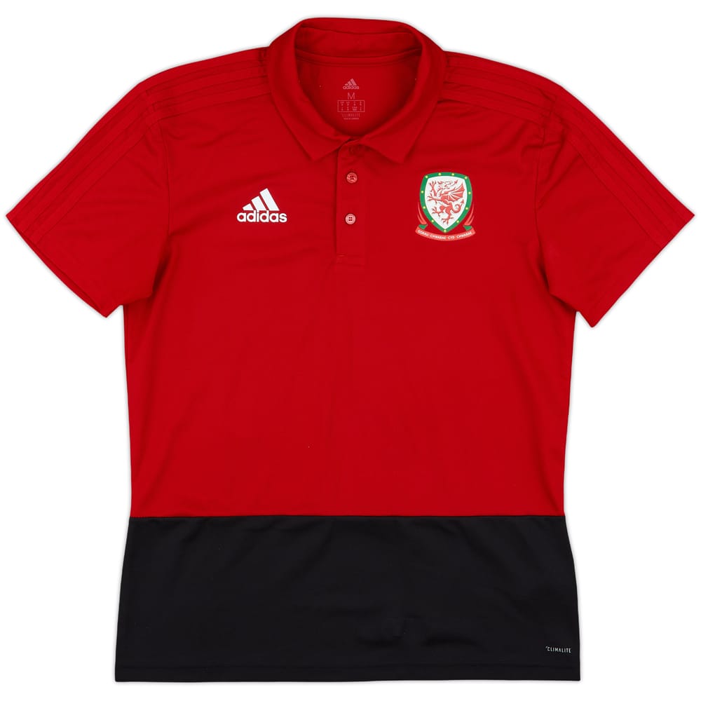 2018-19 Wales adidas Polo Shirt - 10/10 - (M)