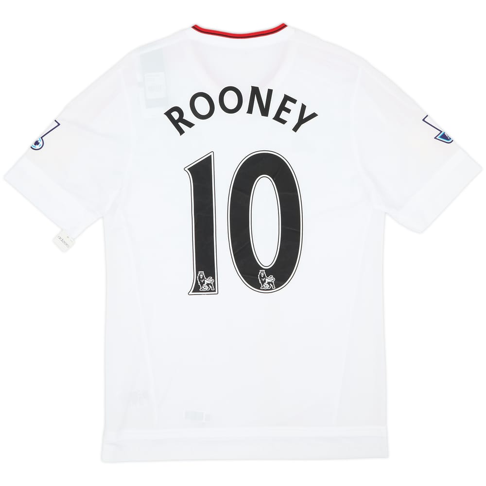 Camiseta auténtica de visitante del Manchester United 2015-16 Rooney #10 (L)