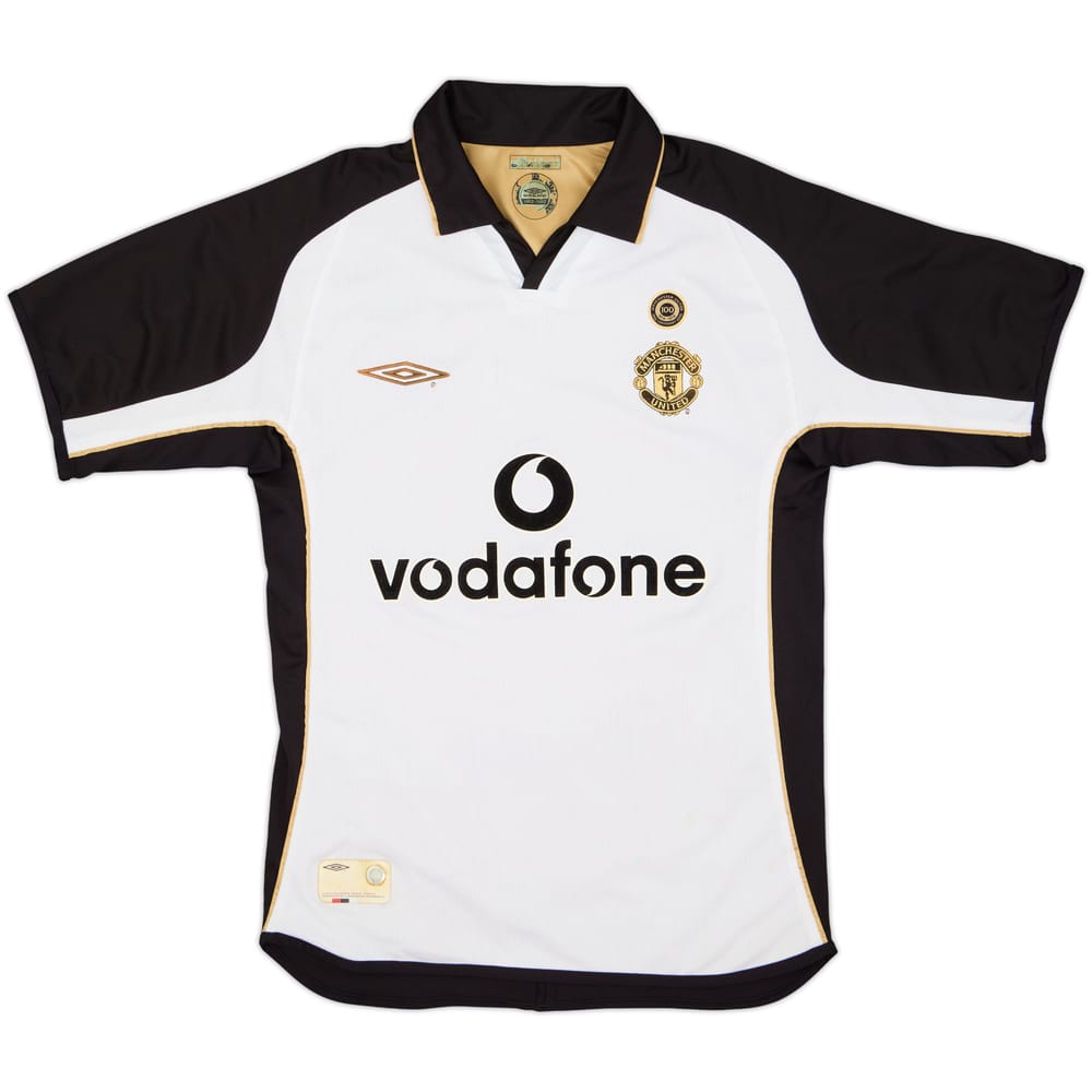 2001-02 Manchester United Centenary Away/Third Shirt - 5/10 - (S)