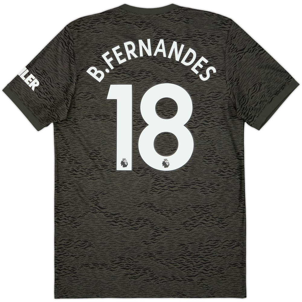2020-21 Manchester United Away Shirt B.Fernandes #18 - 10/10 - (M)