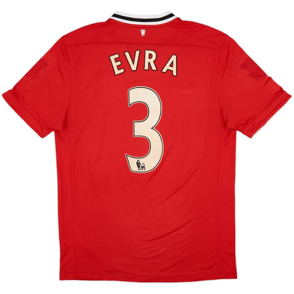 2011-12 Manchester United Home Shirt Evra #3 - 6/10 - (L)