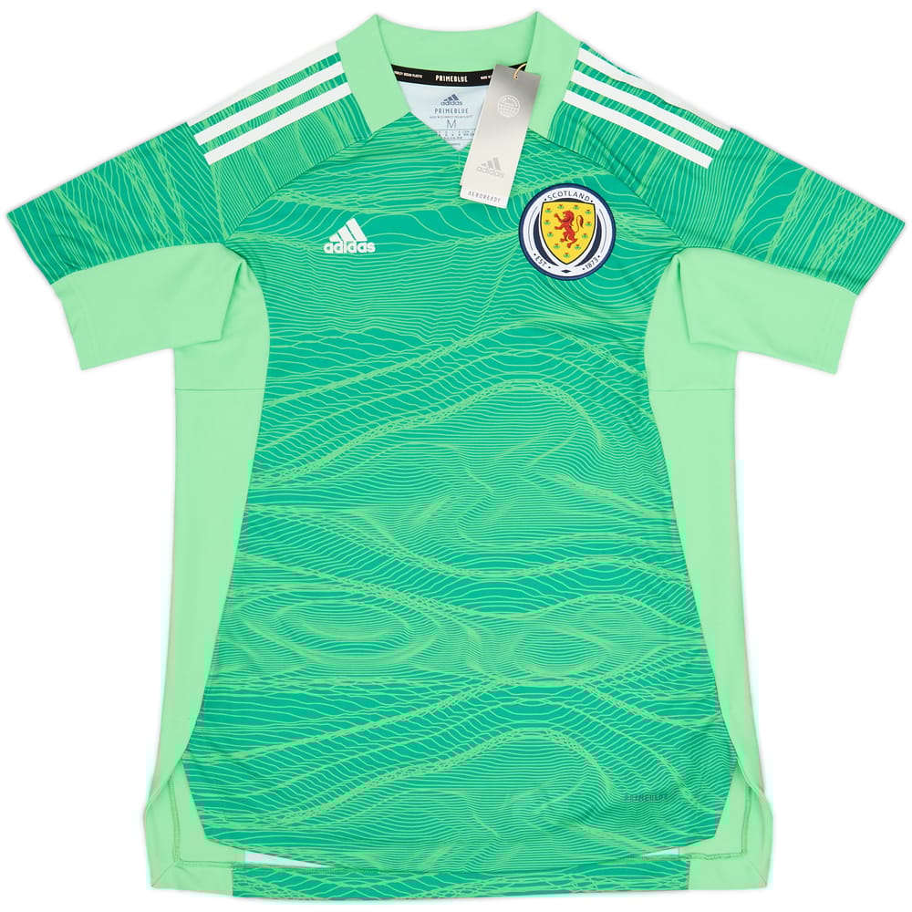 2021-22 Scotland Women's Player Issue GK S/S Shirt (Women's M)