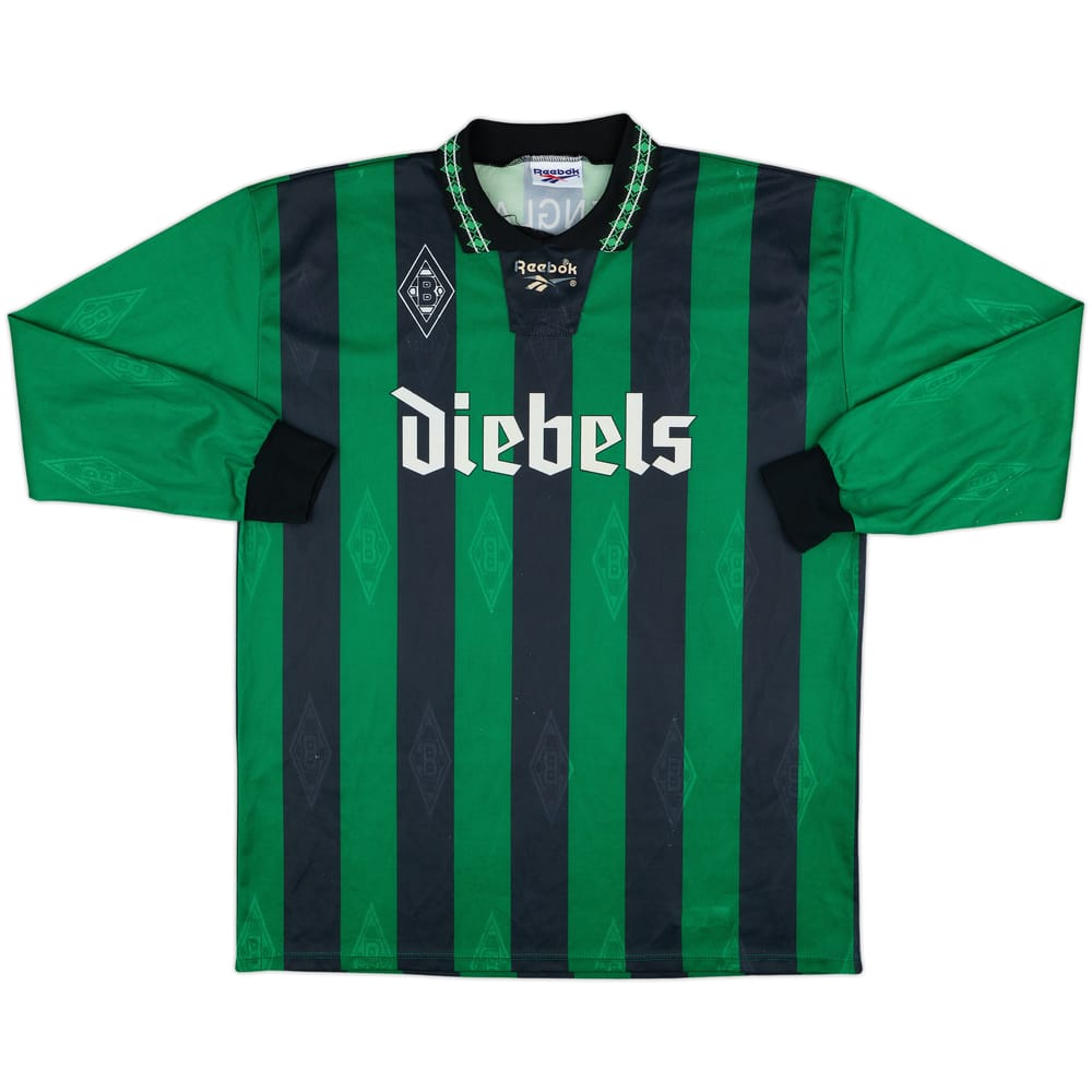 1995-96 Borussia Monchengladbach Away L/S Shirt - 6/10 - (XXL)