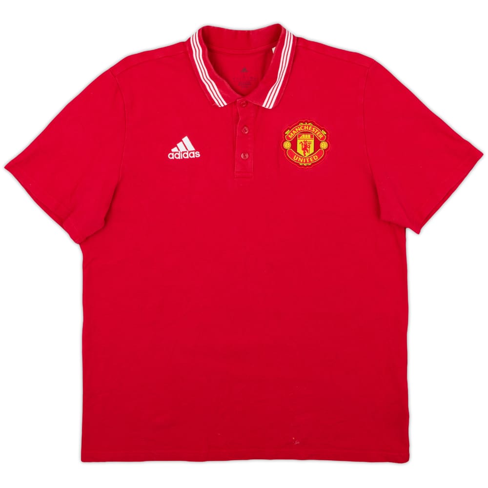2022-23 Manchester United adidas Polo Shirt - 6/10 - (L)