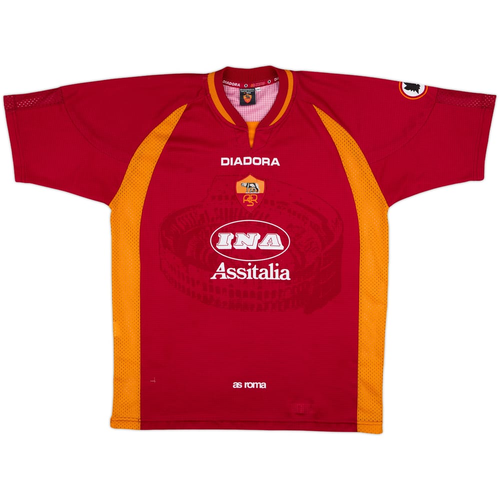 1997-98 Roma Home Shirt - 8/10 - (M)