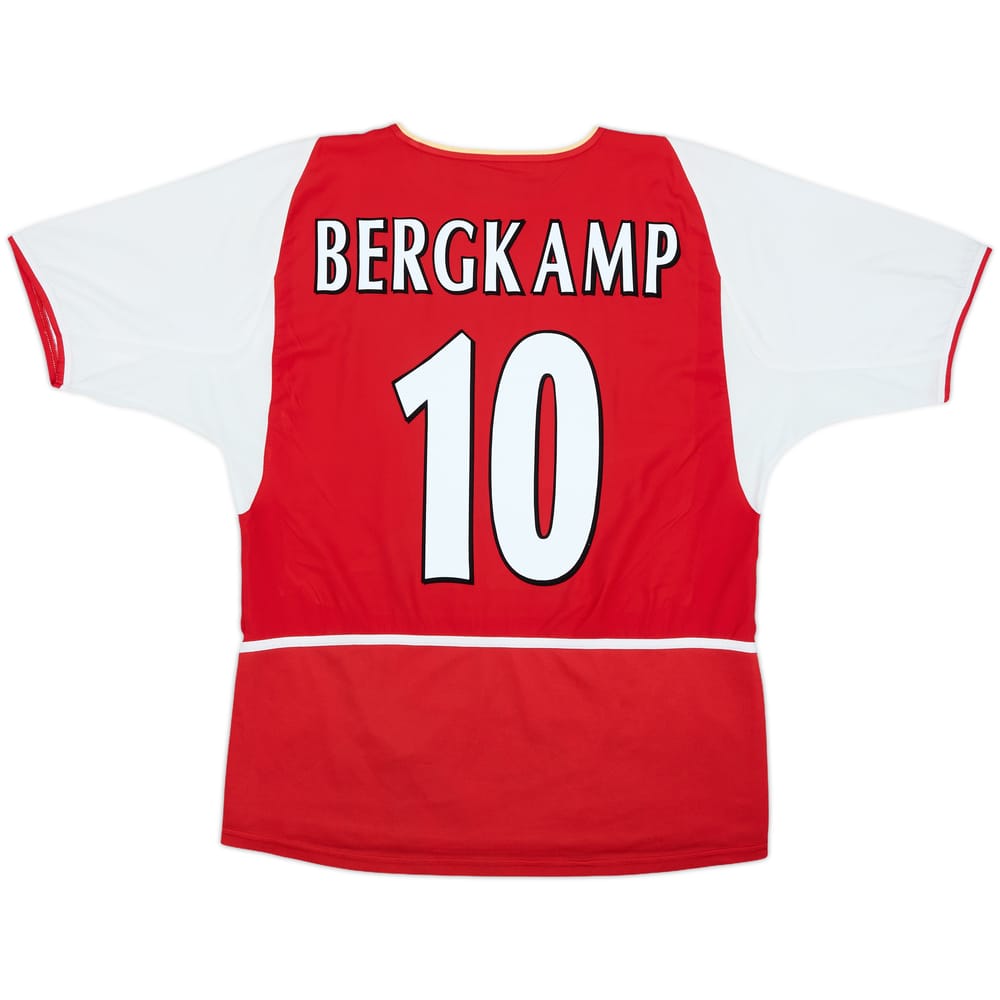 2002-04 Arsenal Home Shirt Bergkamp #10 - 7/10 - (L)