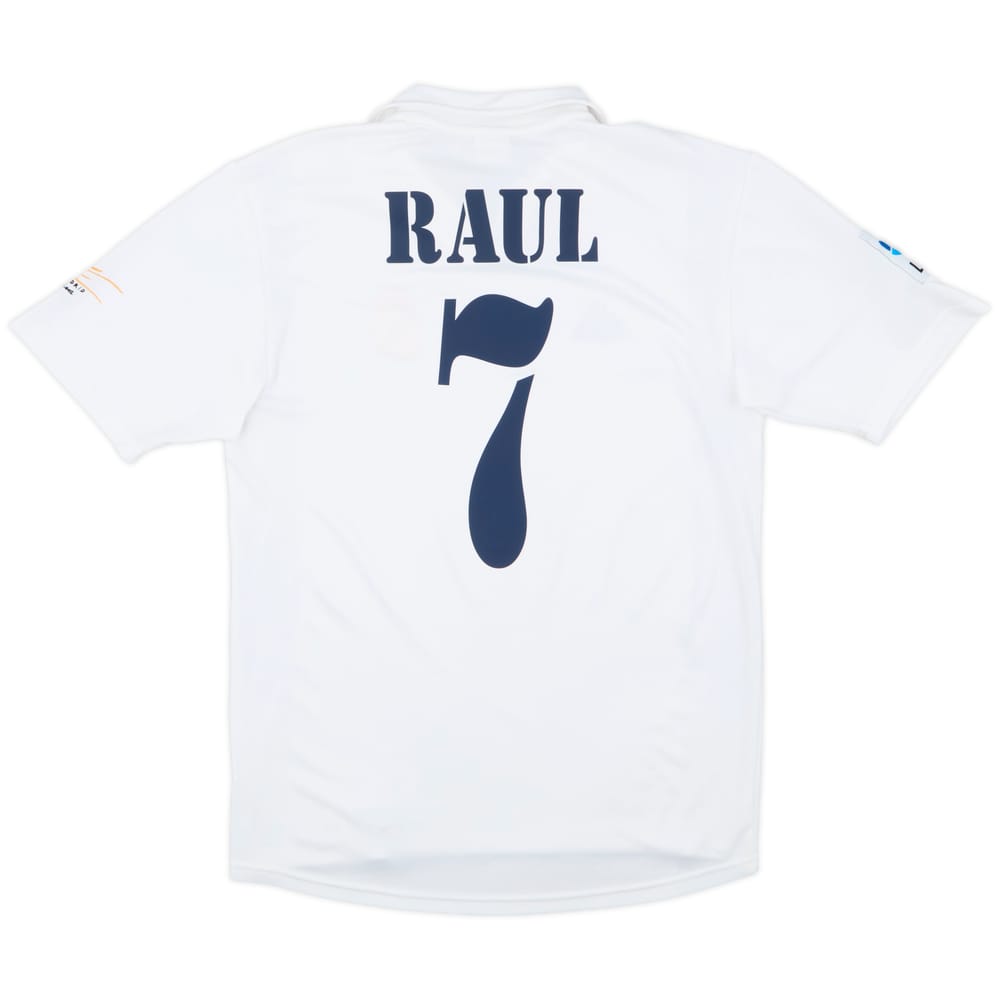 2001 Real Madrid Home Shirt Raul #7 - 8/10 - (S)