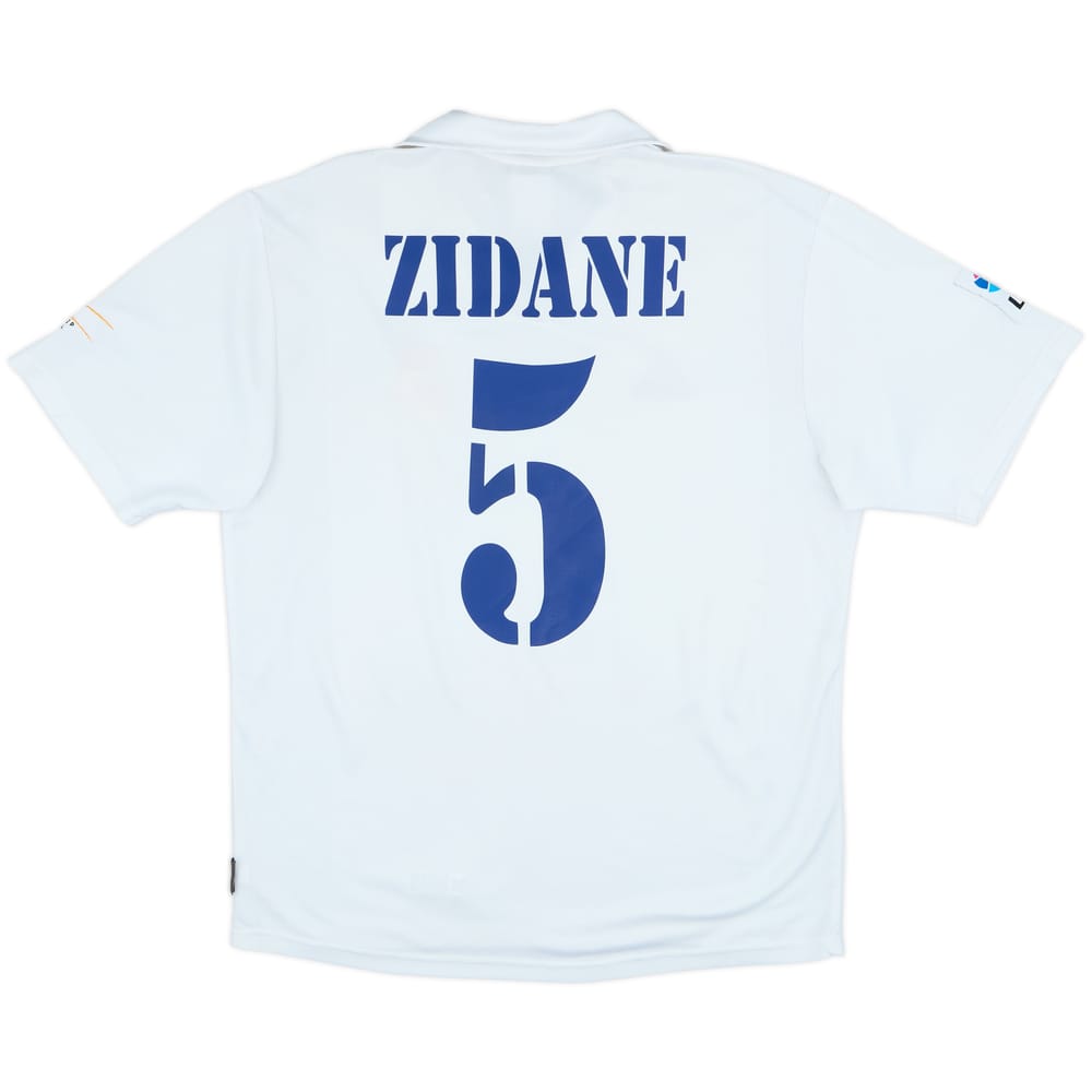 2001 Real Madrid Home Shirt Zidane #5 - 6/10 - (M)
