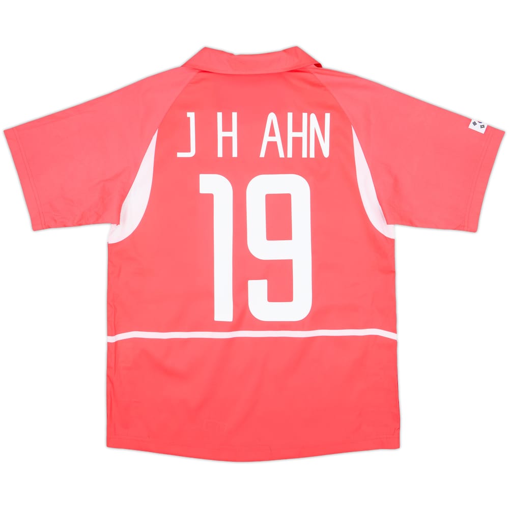 2002-03 South Korea Home Shirt J.H.Ahn #19 - 9/10 - (M)