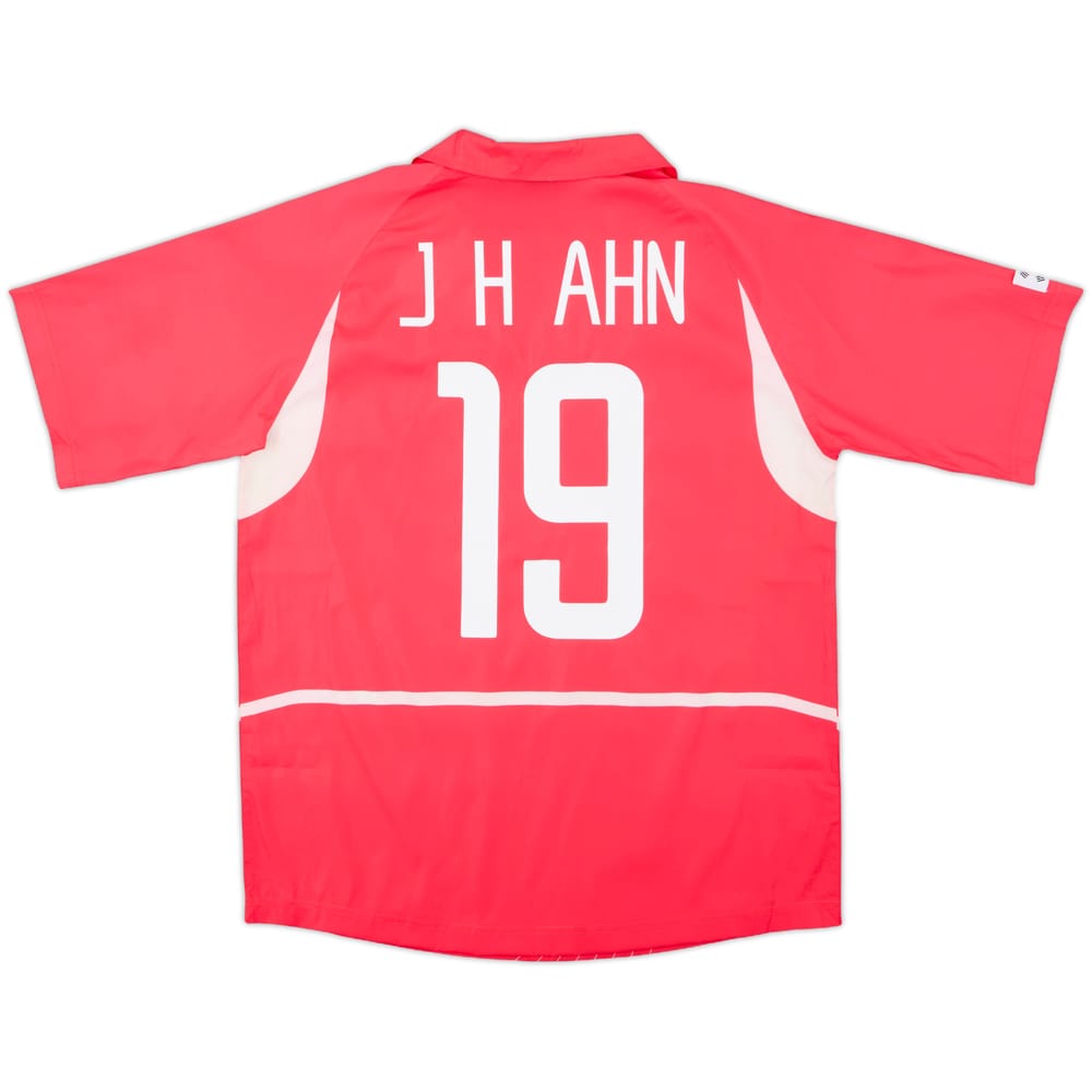 2002-03 South Korea Home Shirt J.H.Ahn #19 - 8/10 - (M)