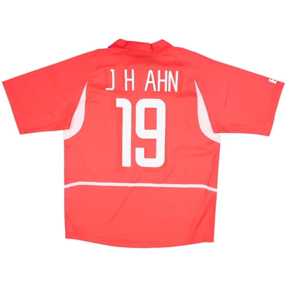 2002-03 South Korea Home Shirt J.H.Ahn #19 - 5/10 - (L)