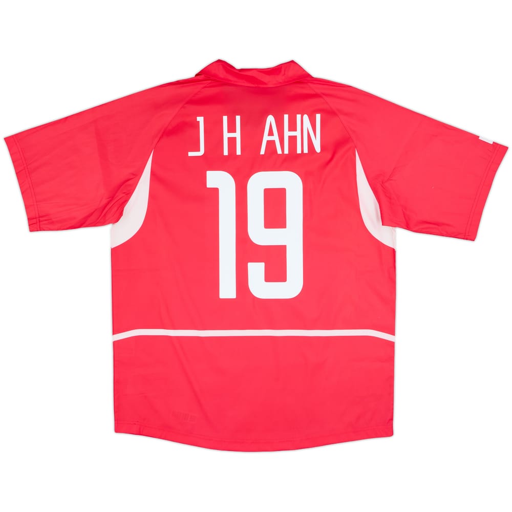 2002-03 South Korea Home Shirt J.H.Ahn #19 - 8/10 - (L)