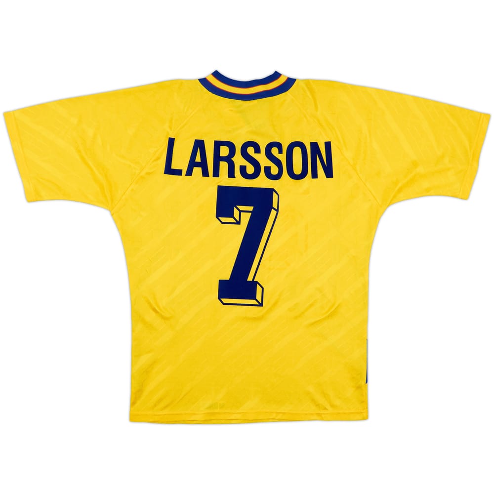 1994-96 Sweden Home Shirt Larsson #7 - 9/10 - (M)