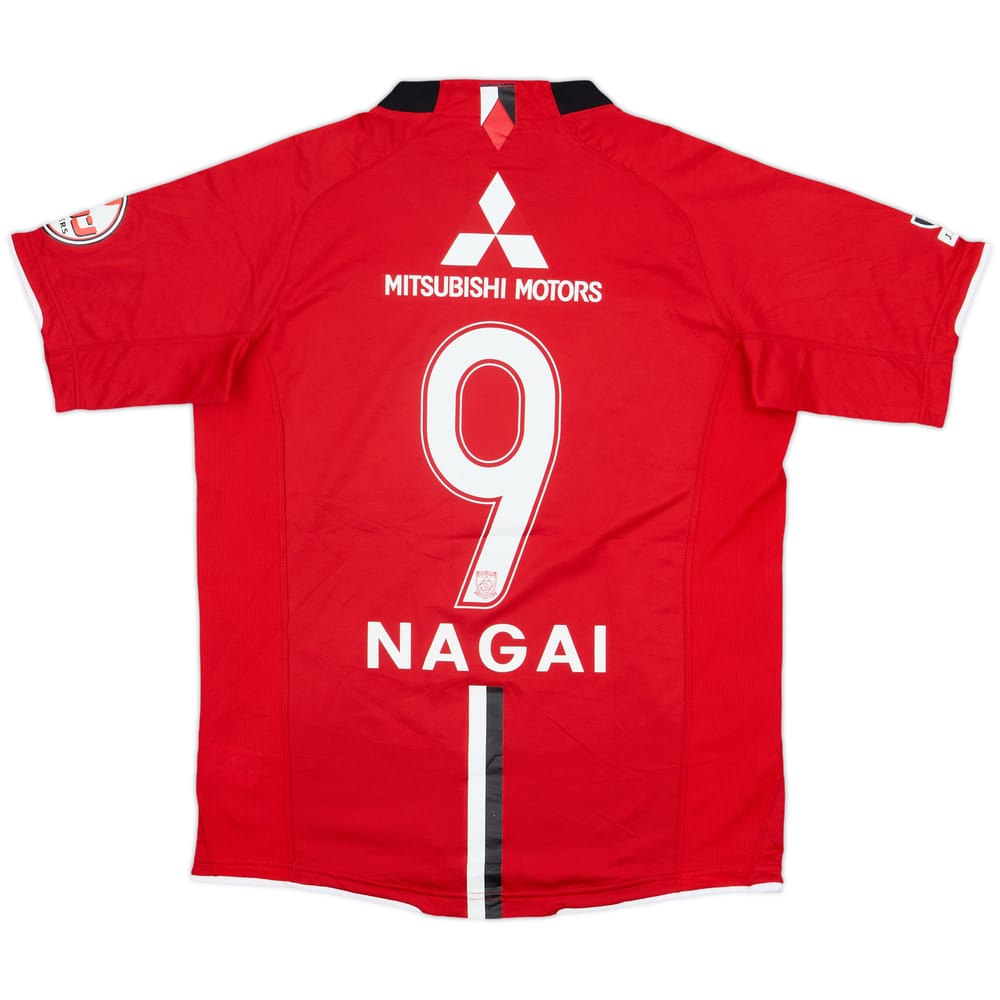 2008 Urawa Red Diamonds Home Shirt Nagai #9 - 7/10 - (S)