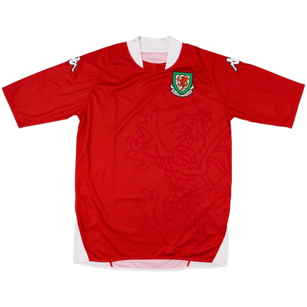 2007-08 Wales Home Shirt - 7/10 - (XL)
