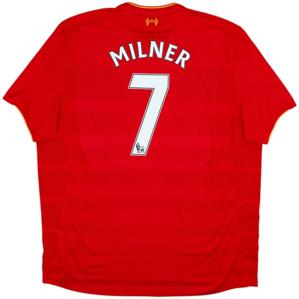 2016-17 Liverpool Home Shirt Milner #7 - 10/10 - (XXL)