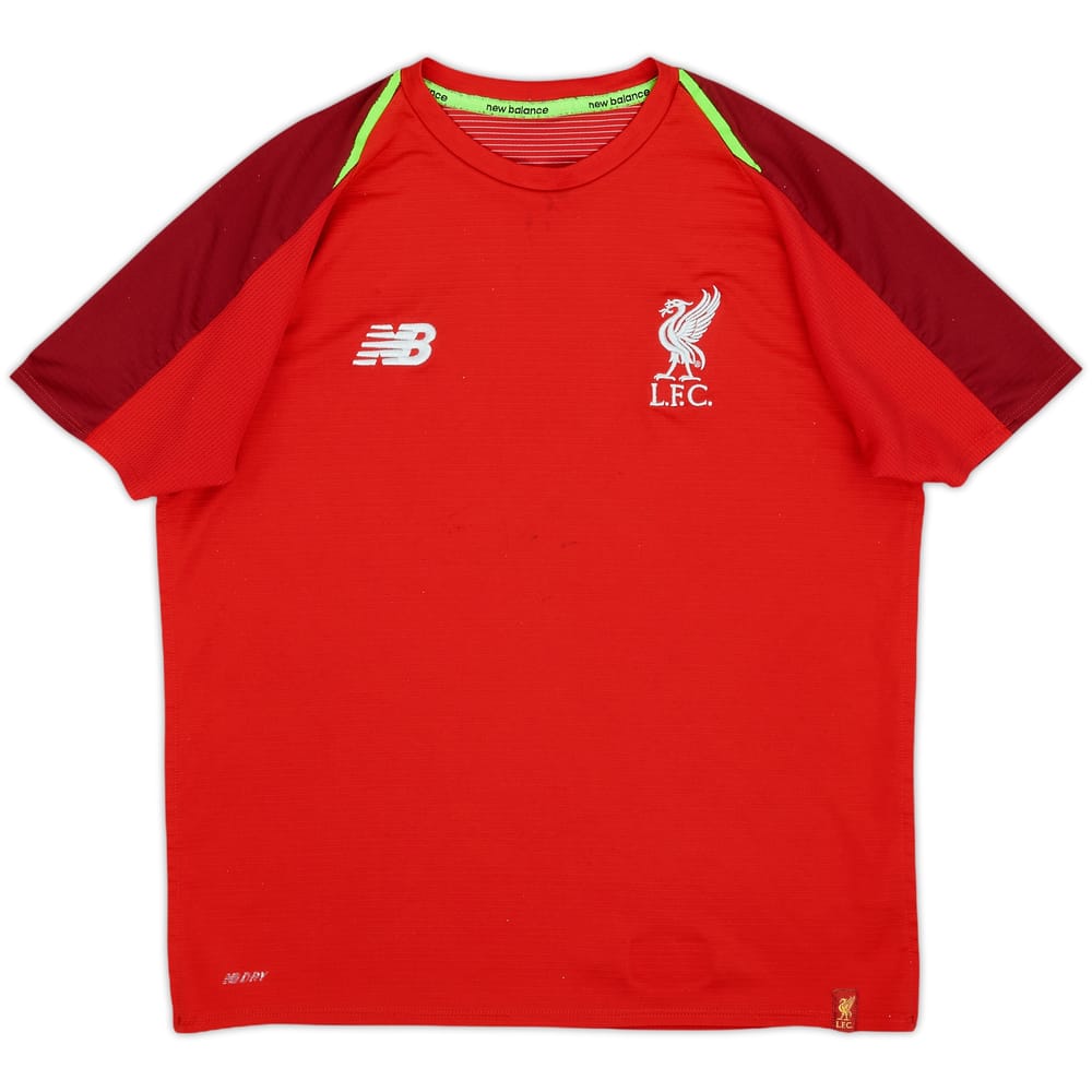 2018-19 Liverpool New Balance Training Shirt - 7/10 - (L.Boys)