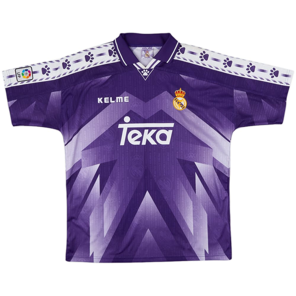 1996-97 Real Madrid Away Shirt - 9/10 - (XL)