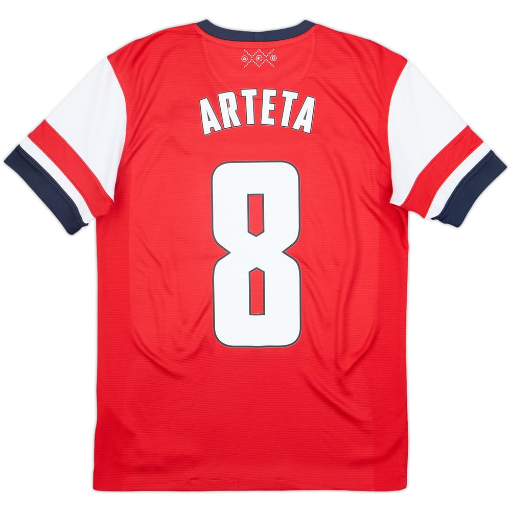 2012-14 Arsenal Home Shirt Arteta #8 - 7/10 - (M)