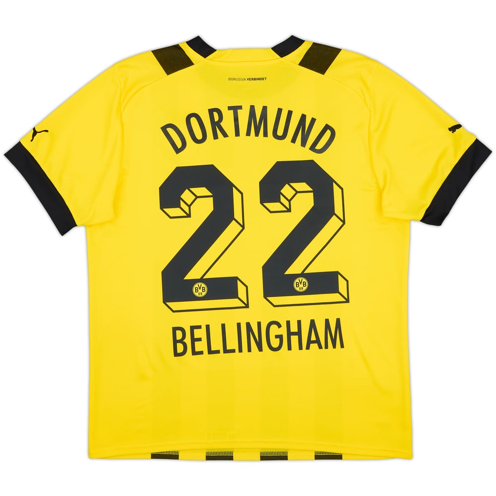 2022-23 Dortmund Home Shirt Bellingham #22 - 9/10 - (L)