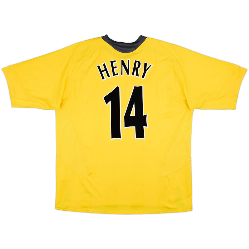 2005-06 Arsenal Away Shirt Henry #14 - 8/10 - (XXL)
