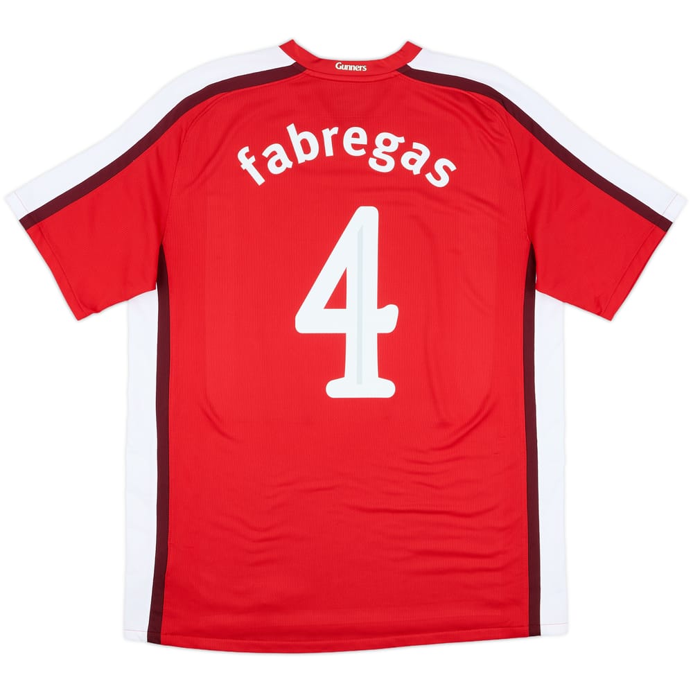 2008-10 Arsenal Home Shirt Fabregas #4 - 8/10 - (L)