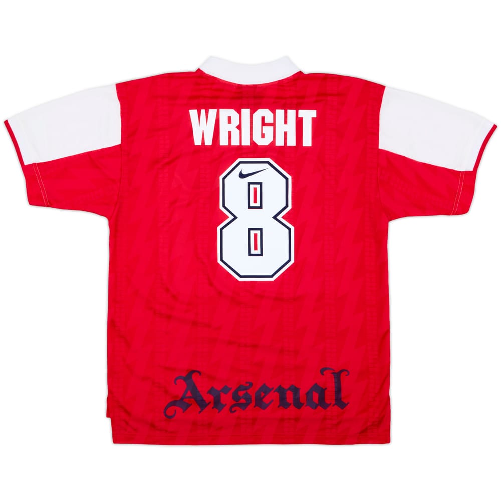 1994-96 Arsenal Home Shirt Wright #8 - 8/10 - (XL)