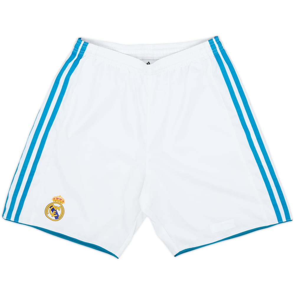 2017-18 Real Madrid Home Shorts - 10/10 - (S)