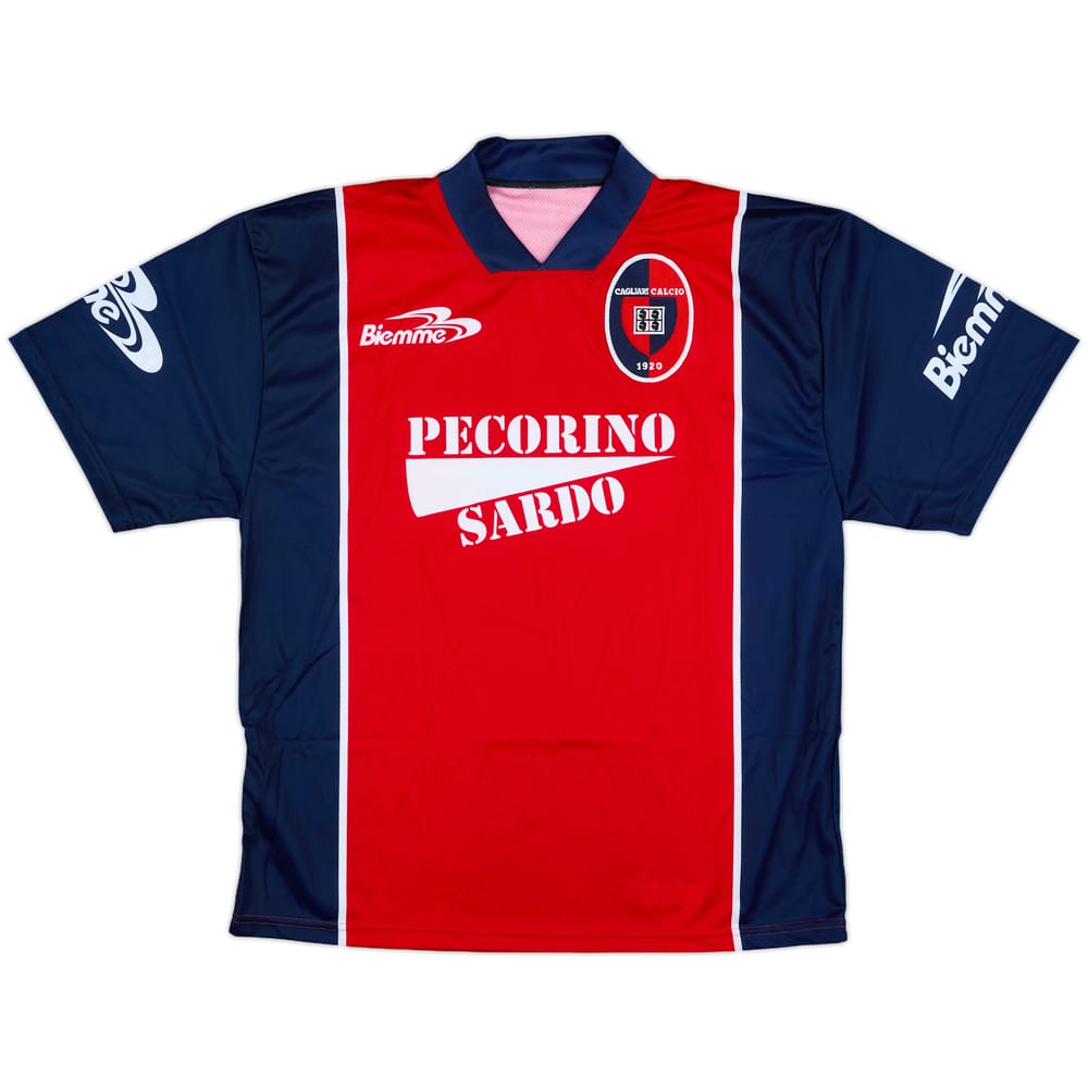 1999-00 Cagliari Biemme Training Shirt - 9/10 - (L)