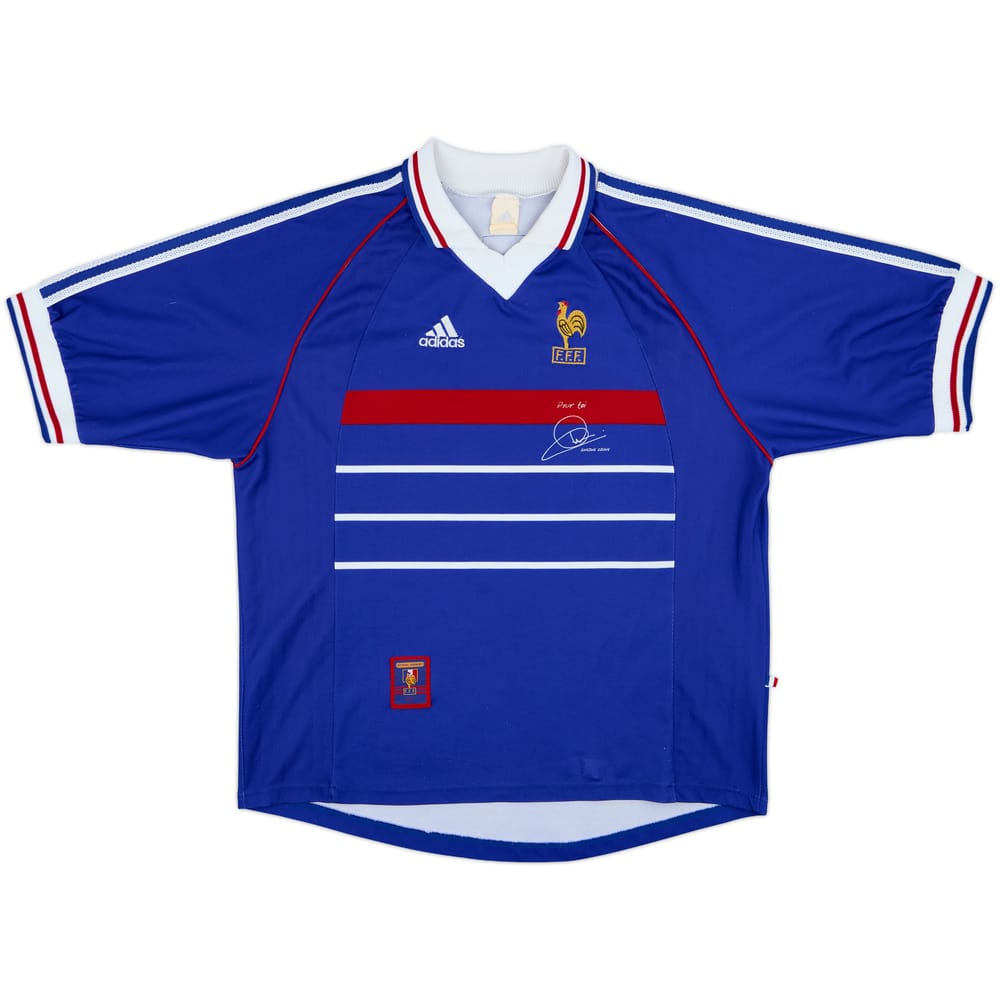 1998-00 France Pour Toi Zinedine Zidane Home Shirt - 8/10 - (XL)