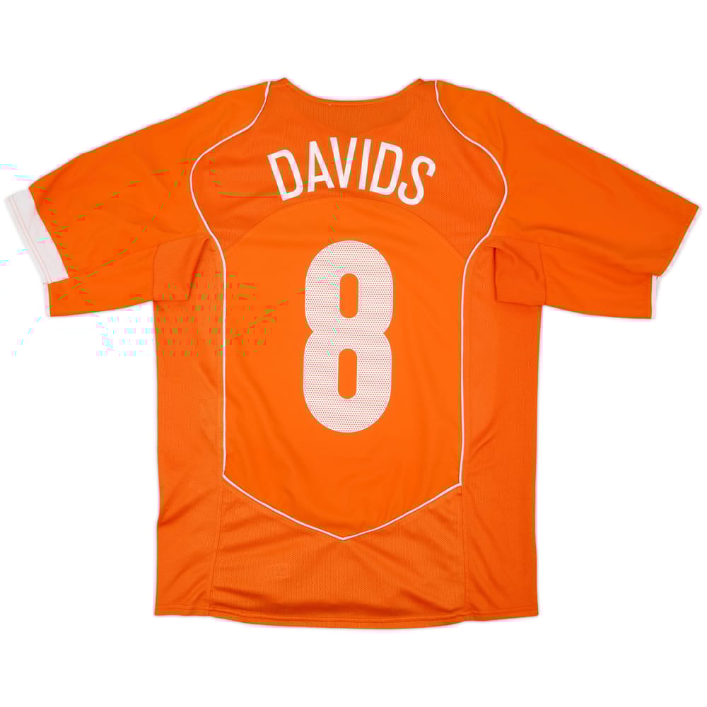2004-06 Netherlands Home Shirt Davids #8 - 8/10 - (M)