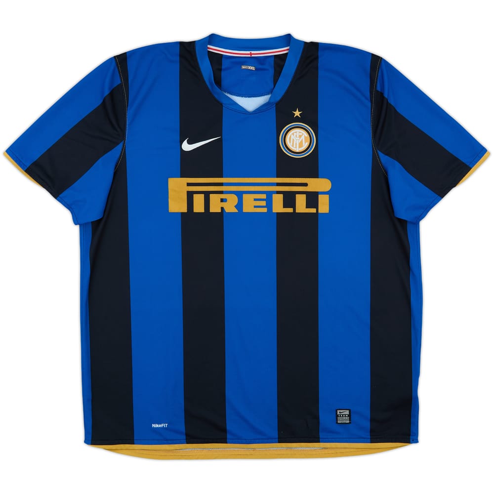 2008-09 Inter Milan Home Shirt - 8/10 - (XXL)