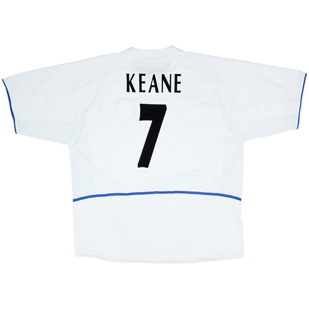 2002-03 Leeds United Home Shirt Keane #7 - 8/10 - (XXL)