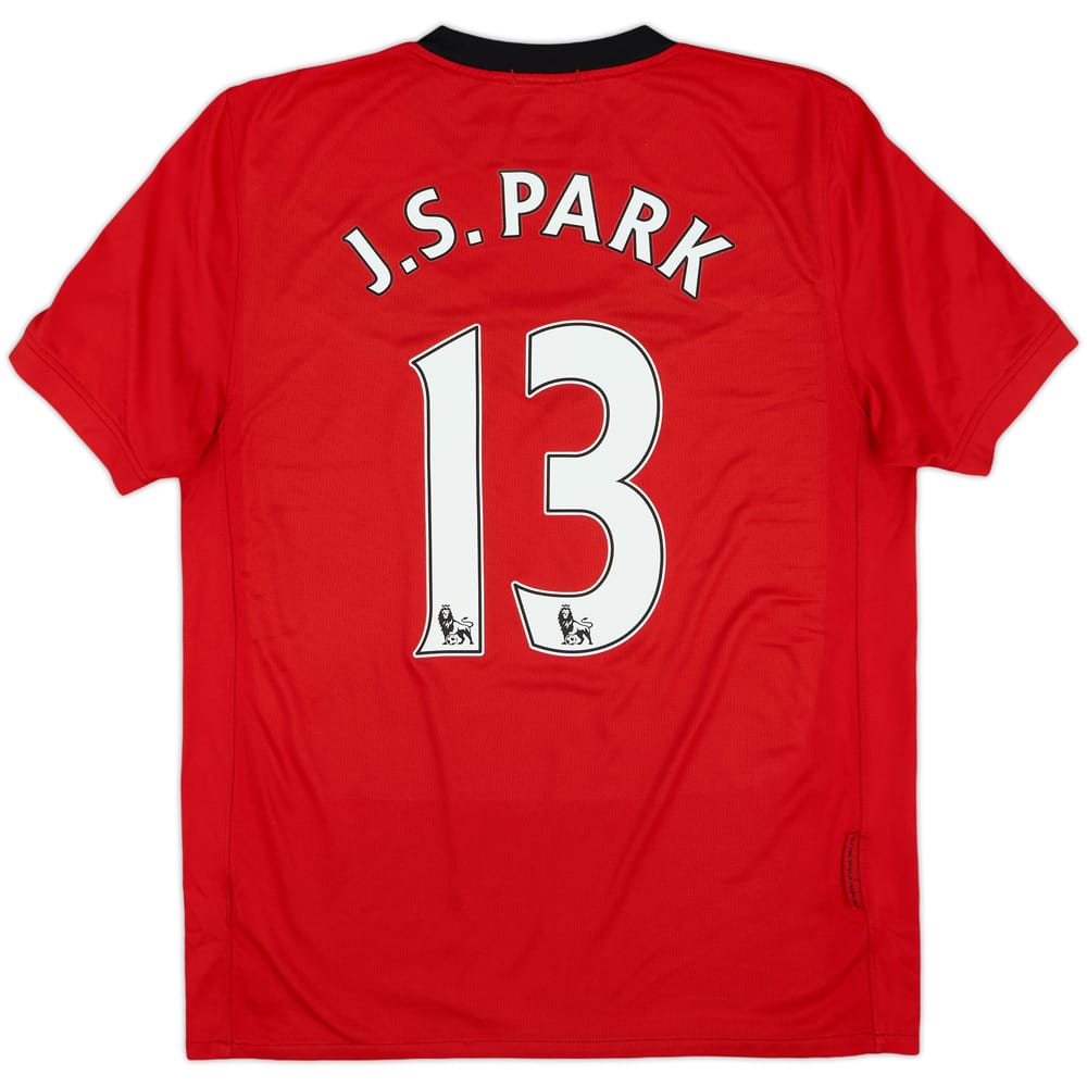 2009-10 Manchester United Home Shirt J.S.Park #13 - 7/10 - (M)