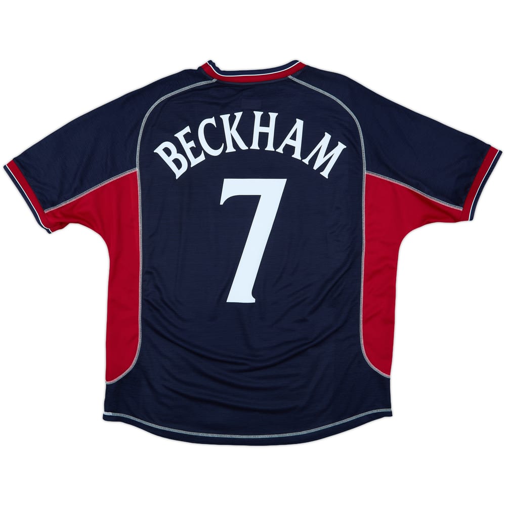 2000-01 Manchester United Third Shirt Beckham #7 - 9/10 - (XL)