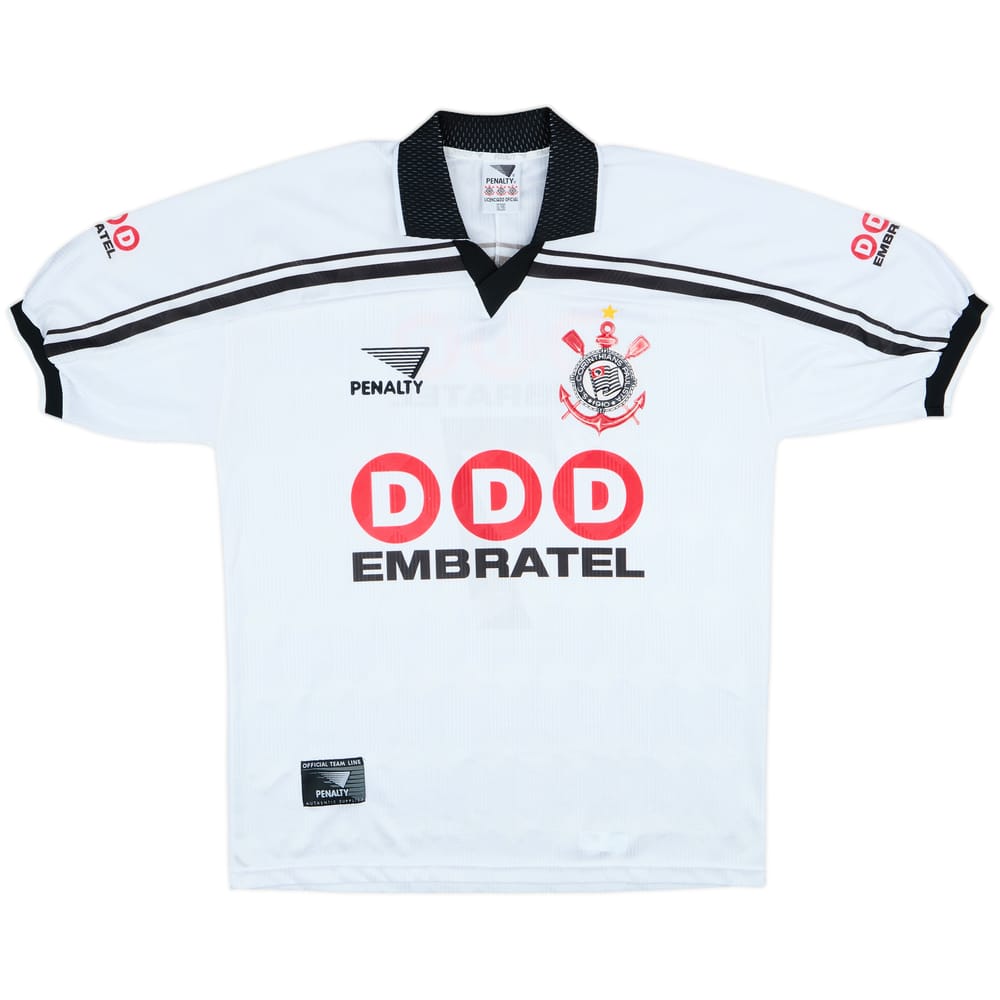 1998 Corinthians Home Shirt #7 - 8/10 - (L)