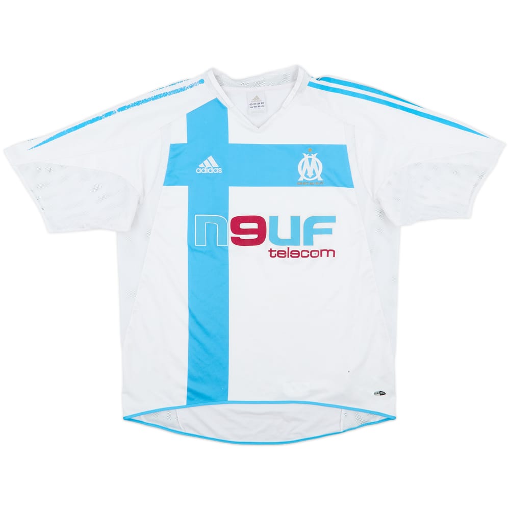 2004-05 Olympique Marseille Home Shirt - 4/10 - (L)