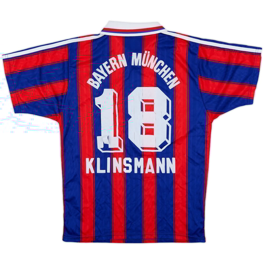 1995-97 Bayern Munich Home Shirt Klinsmann #18 - 5/10 - (XL.Boys)