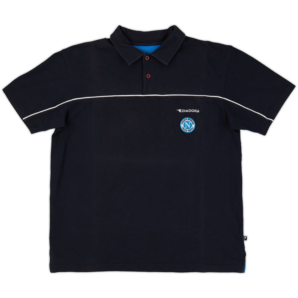 2006-07 Napoli Diadora Polo Shirt - 8/10 - (L)