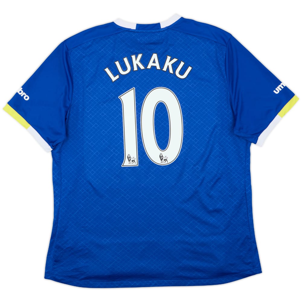 2016-17 Everton Home Shirt Lukaku #10 - 8/10 - (XXL)