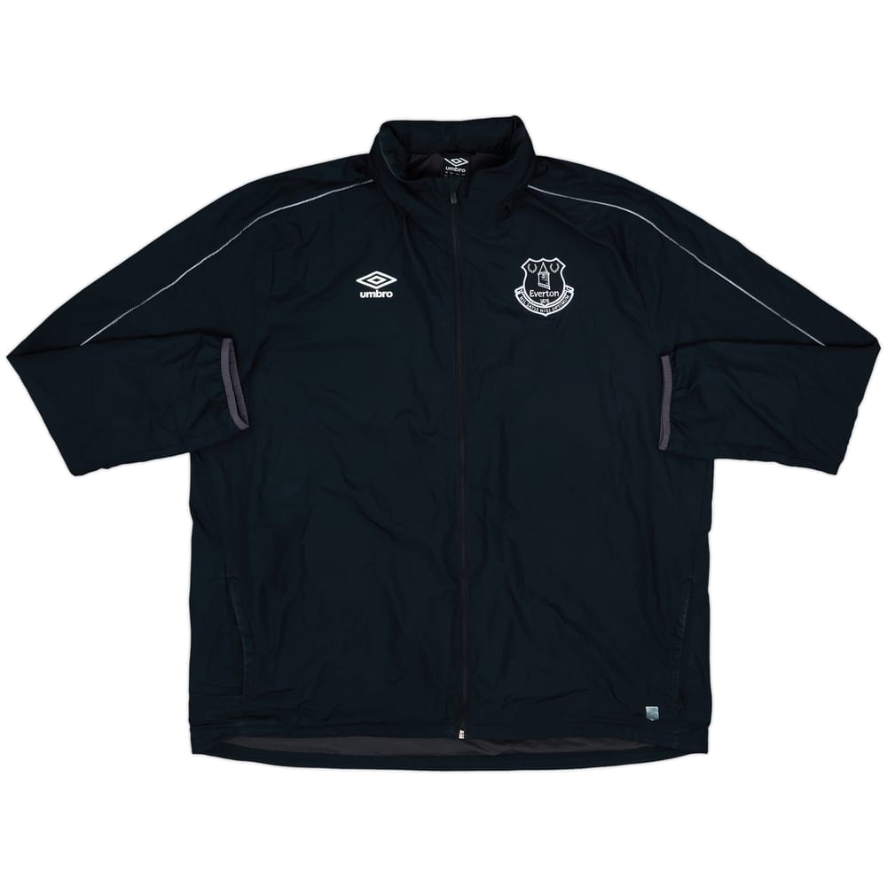 2015-16 Everton Umbro Hooded Rain Jacket - 9/10 - (3XL)