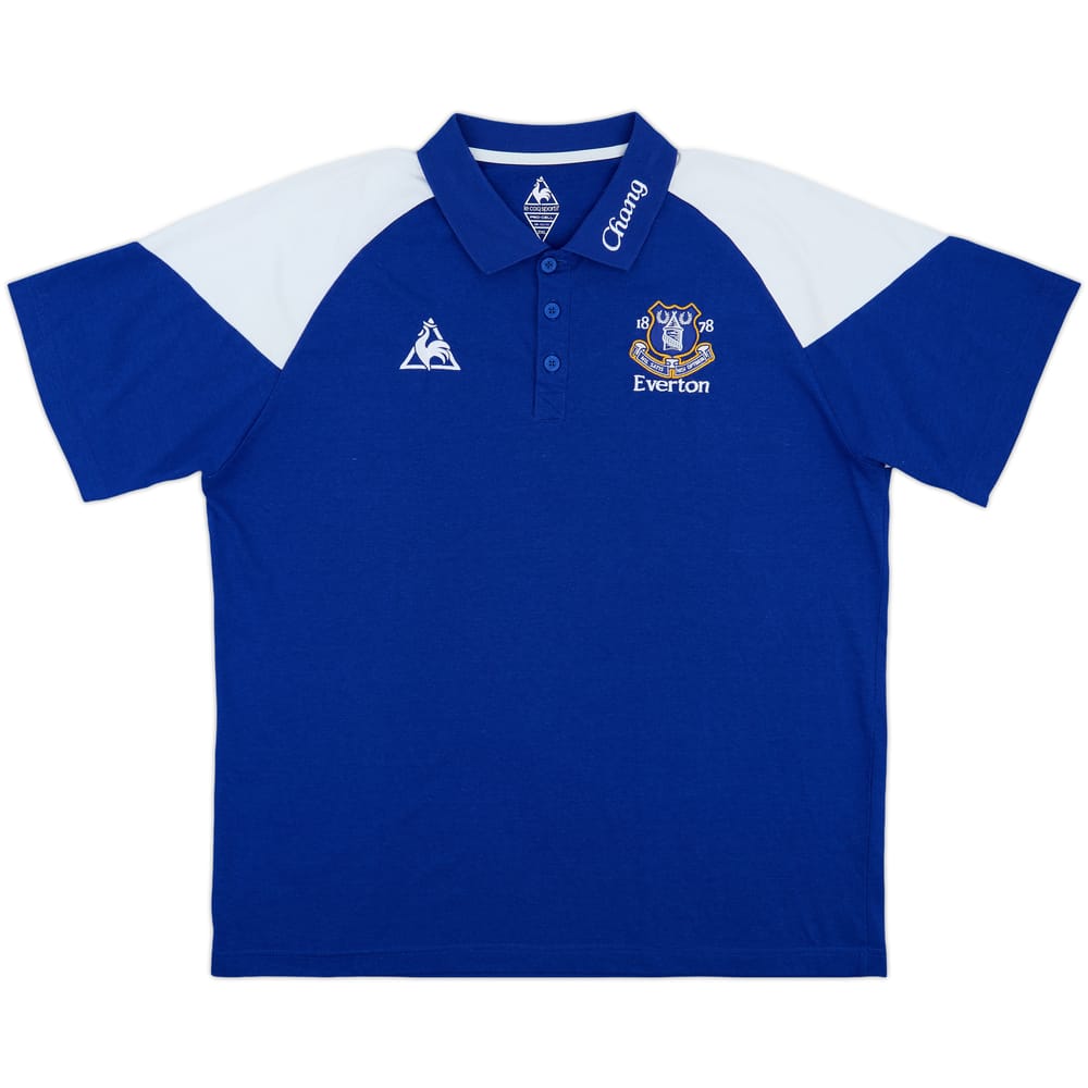 2009-10 Everton Le Coq Sportif Polo Shirt - 8/10 - (XXL)