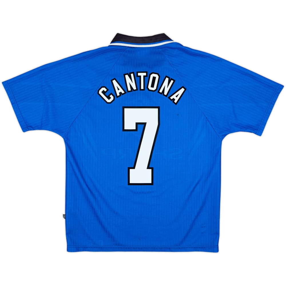 1996-98 Manchester United Third Shirt Cantona #7 - 8/10 - (M)