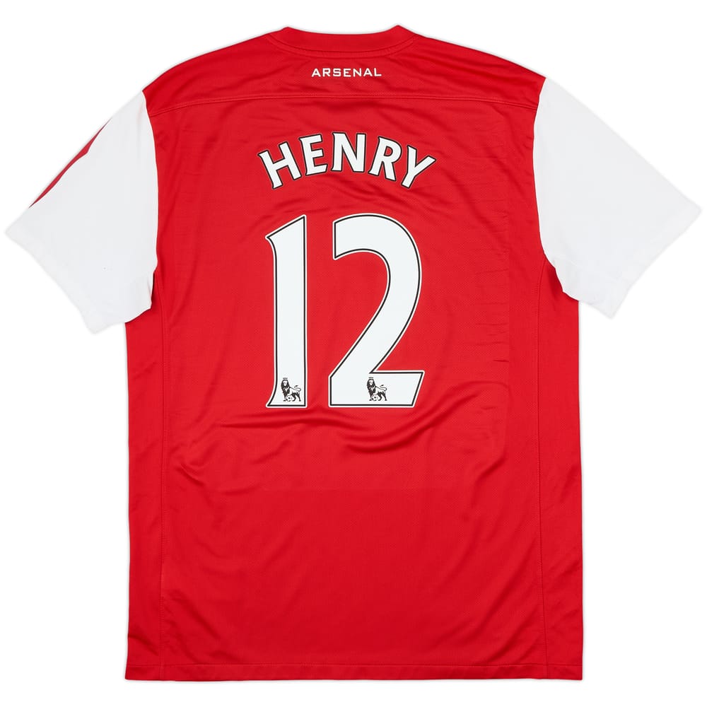2011-12 Arsenal Home Shirt Henry #12 - 7/10 - (L)