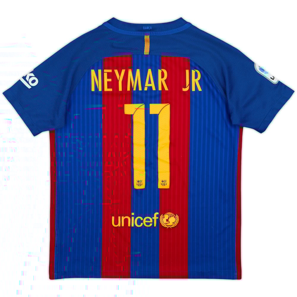 2016-17 Barcelona Home Shirt Neymar Jr #11 - 6/10 - (L.Boys)