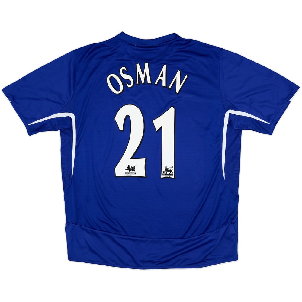 2005-06 Everton Home Shirt Osman #21 - 8/10 - (XXL)